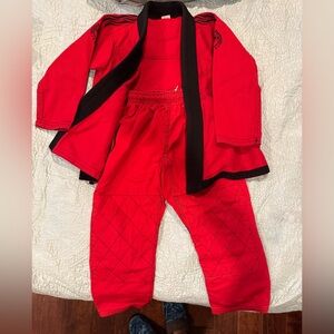 Kids Red Jiu Jitsu Gi Set – Kos Sports Gear – Size M1